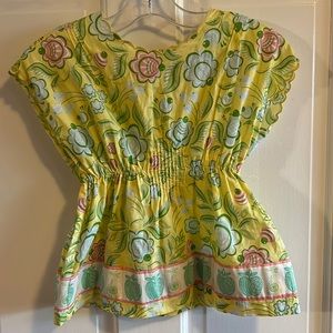 Matilda Jane size 4 apple and flower top